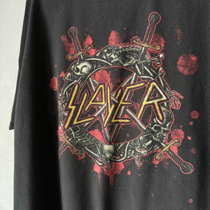 Slayer Skeleton Pentagram tee